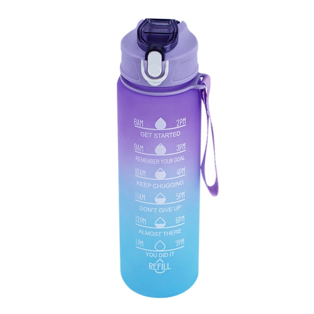 Motivational Sports Water Bottle - 900ML