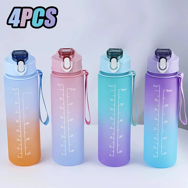 Motivational Sports Water Bottle - 900ML