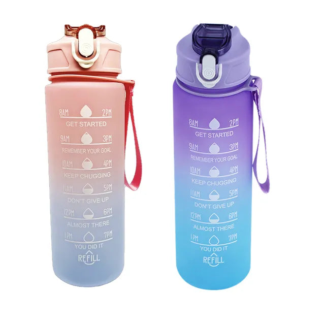 Motivational Sports Water Bottle - 900ML