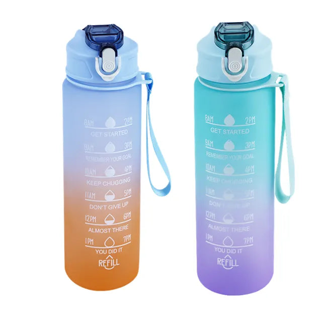Motivational Sports Water Bottle - 900ML