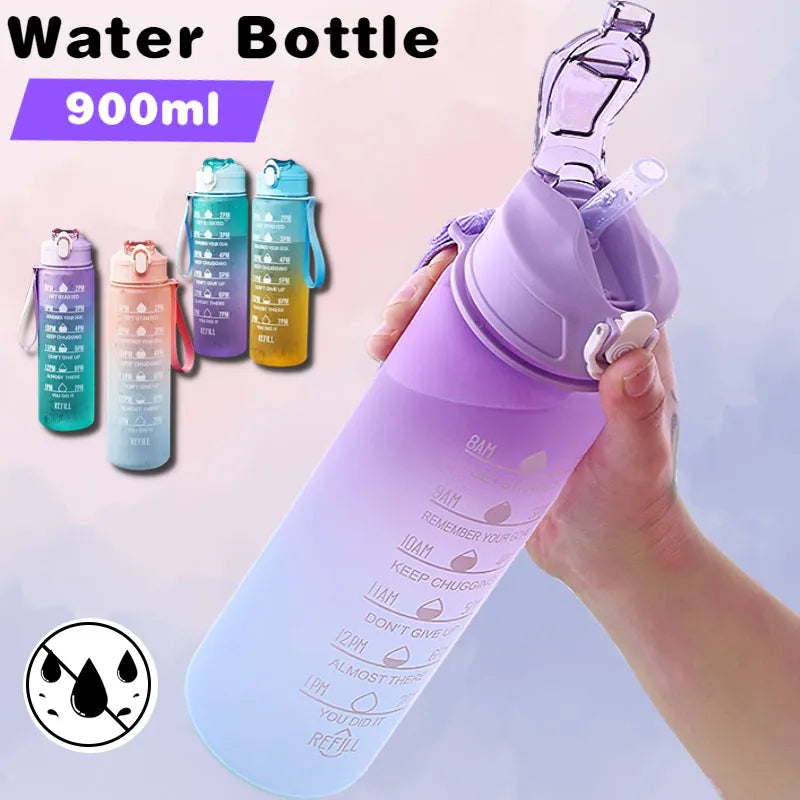 Motivational Sports Water Bottle - 900ML
